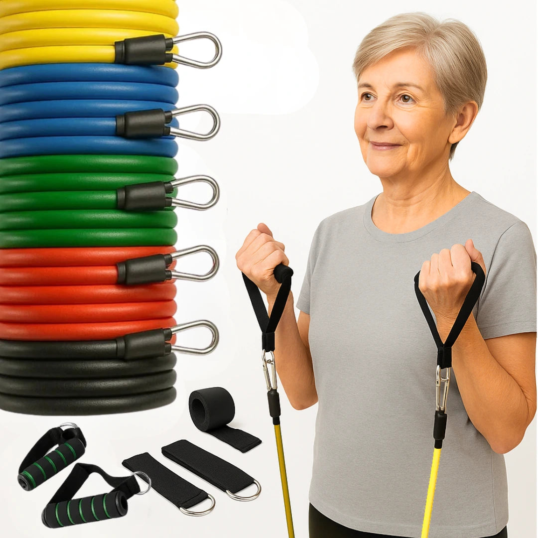 Kit Elásticos Bountys® – Treino Seguro em Casa 40+