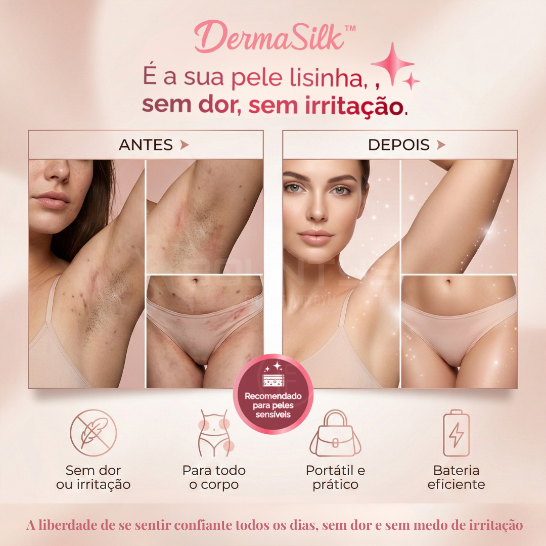 Depilador Elétrico 4 em 1 - DermaSilk™