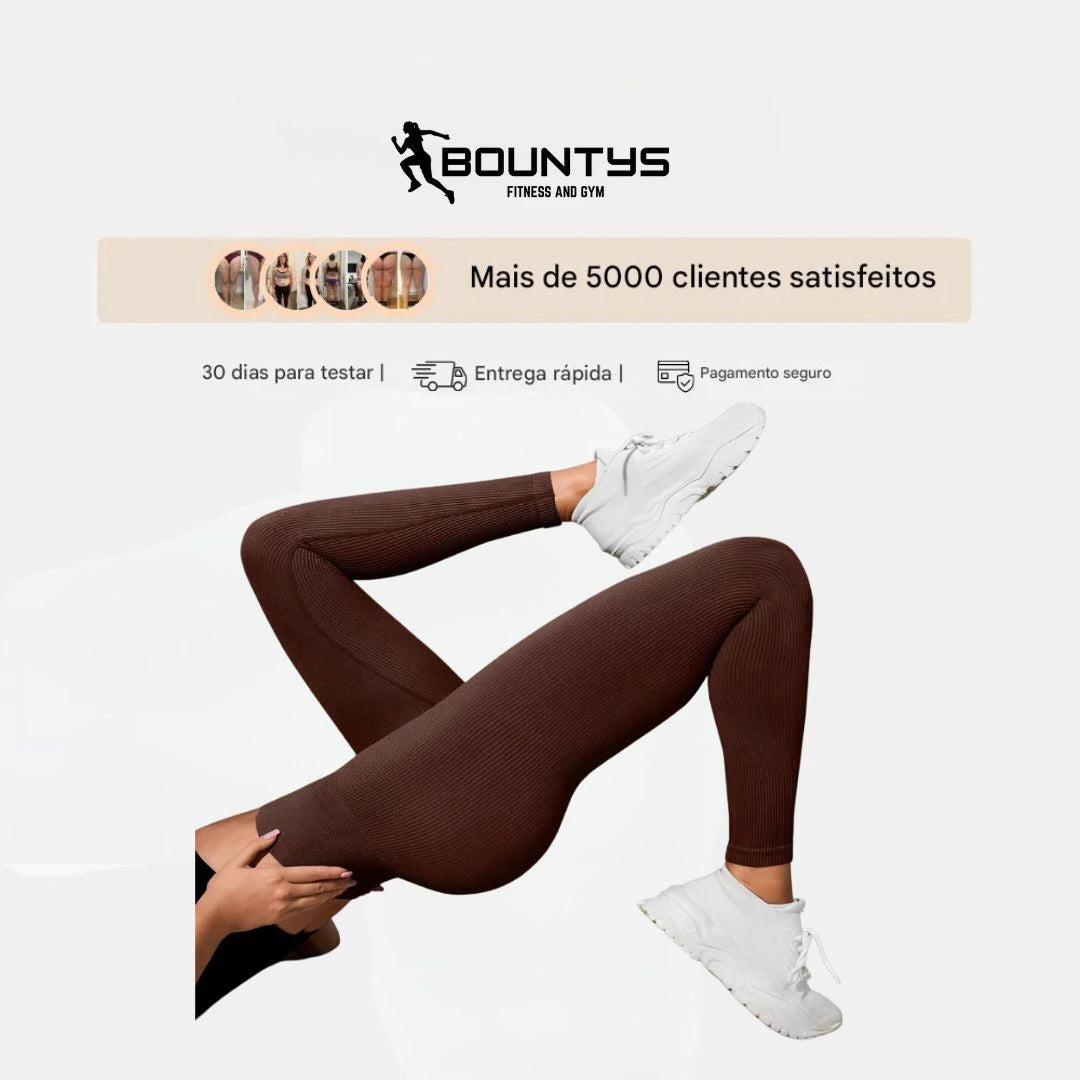 Legging 3D Modeladora Bountys® – Efeito Levanta Bumbum e Cintura Definida | Conforto e Estilo para Mulheres 40+