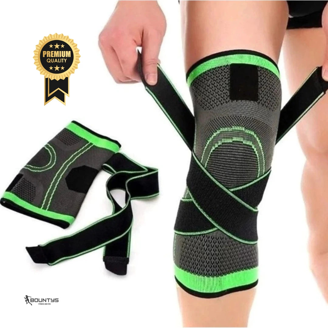 Kit 2 Joelheiras De Compressão Bountys® COMPRE 1 LEVE 2 + BRINDES