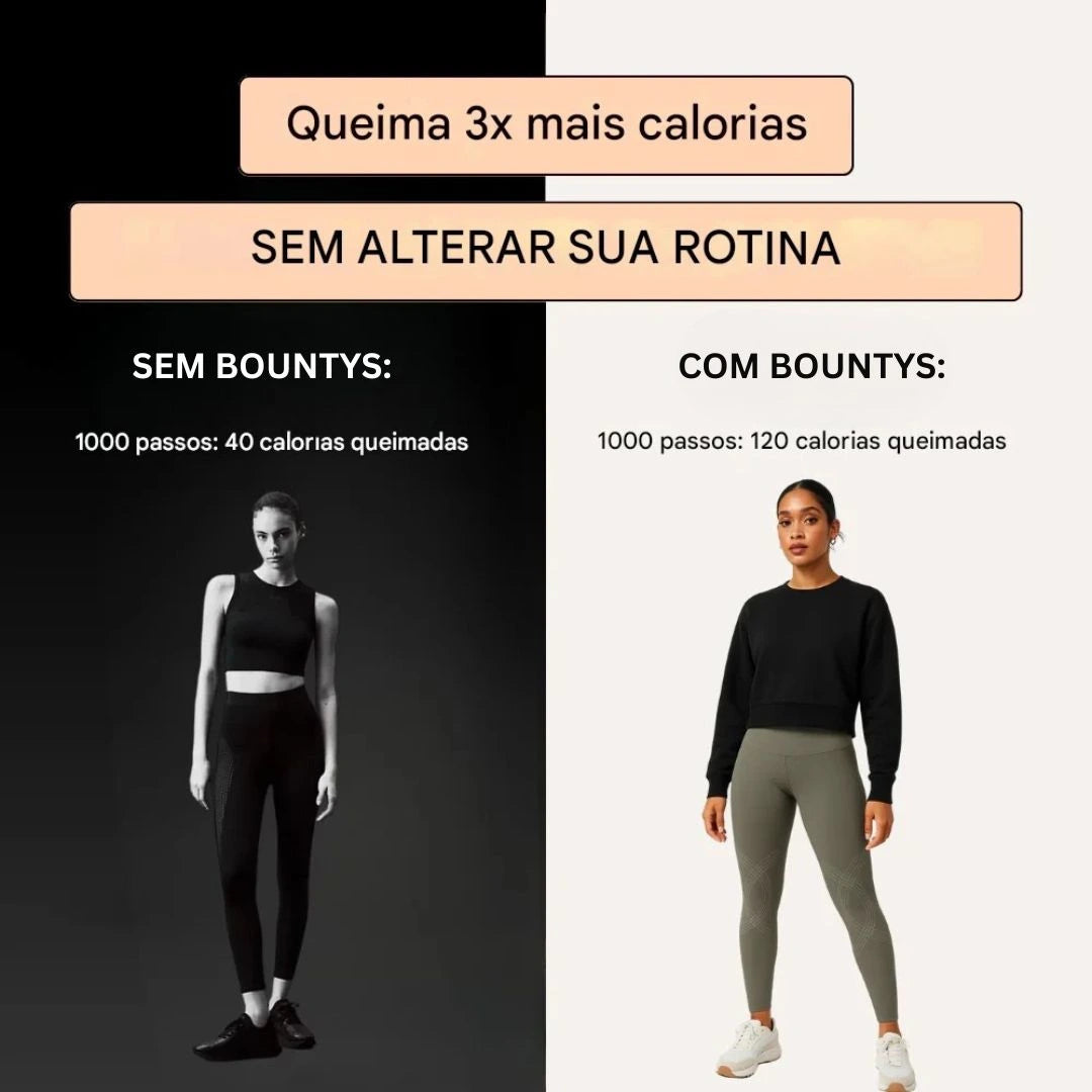 Legging 3D Modeladora Bountys® – Efeito Levanta Bumbum e Cintura Definida | Conforto e Estilo para Mulheres 40+