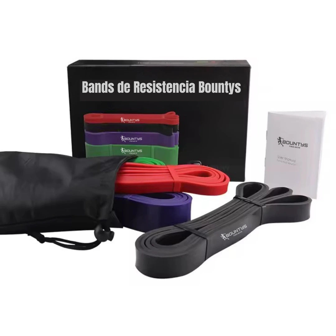 Kit 3 Faixas Super Band Bountys® – Treino de Força e Mobilidade em Casa 40+ + Brindes Exclusivos GRÁTIS