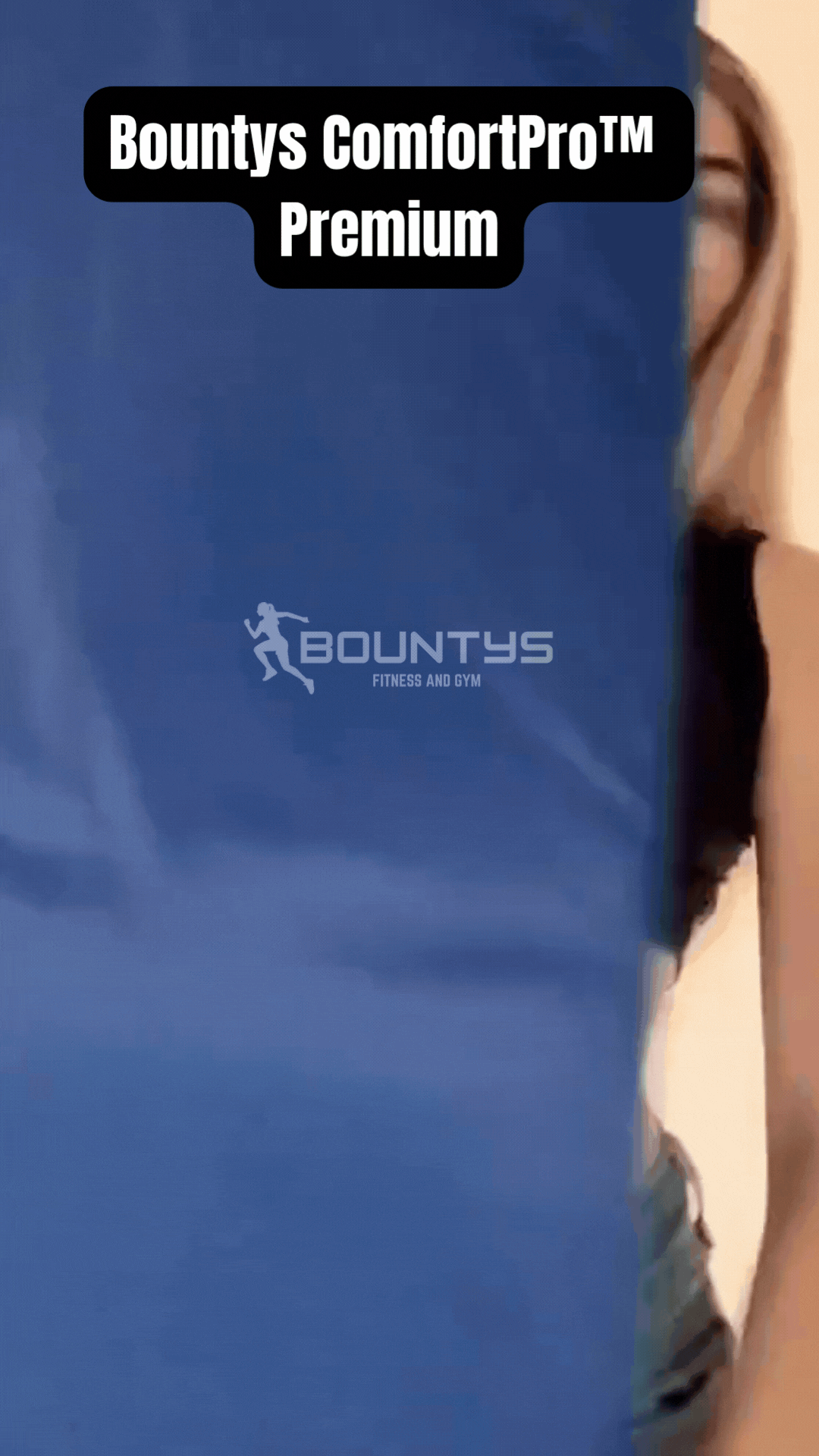 Colchonete Bountys ComfortPro™ – Conforto Premium para Exercícios em Casa | Proteção para Joelhos e Coluna 40+ (90x40x3cm)
