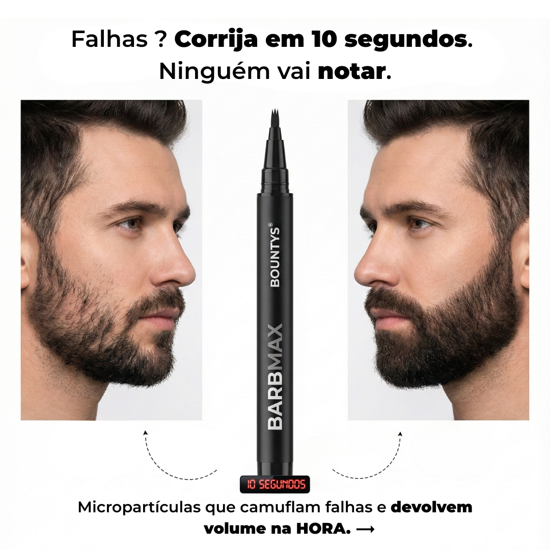 Bountys® BARBMAX – Caneta de Correção para Falhas na Barba