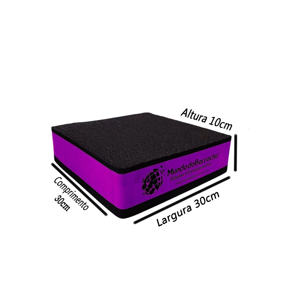 Step EVA Bountys® 30x28x10 – Estabilidade e Segurança para Treinos Funcionais, Subida e Descida | Ideal para Exercícios em Casa e Academia 40+