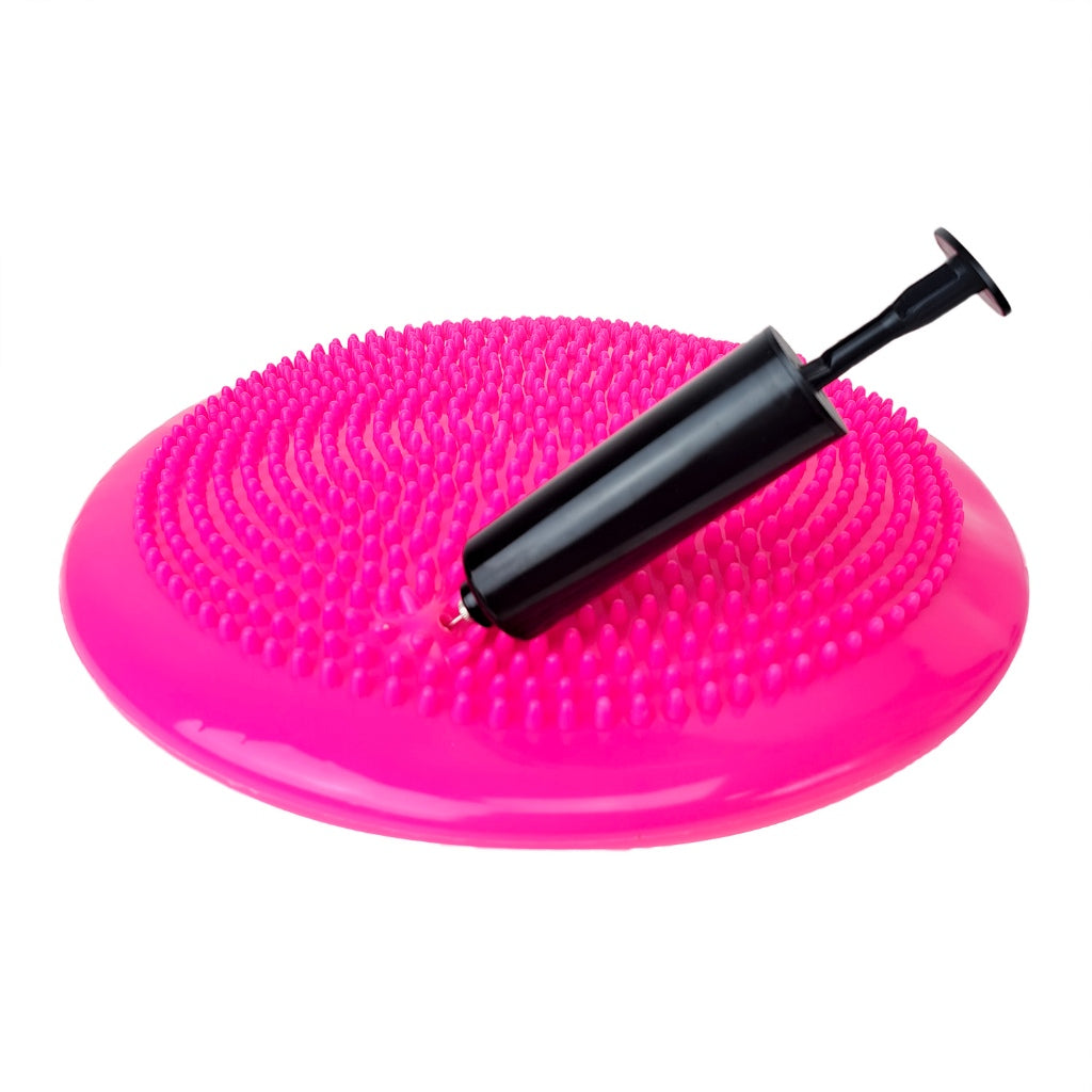 Disco de Equilíbrio Inflável Bountys® – Fortaleça Core, Melhore Postura e Estabilidade em Casa | Ideal para Pilates e 40+