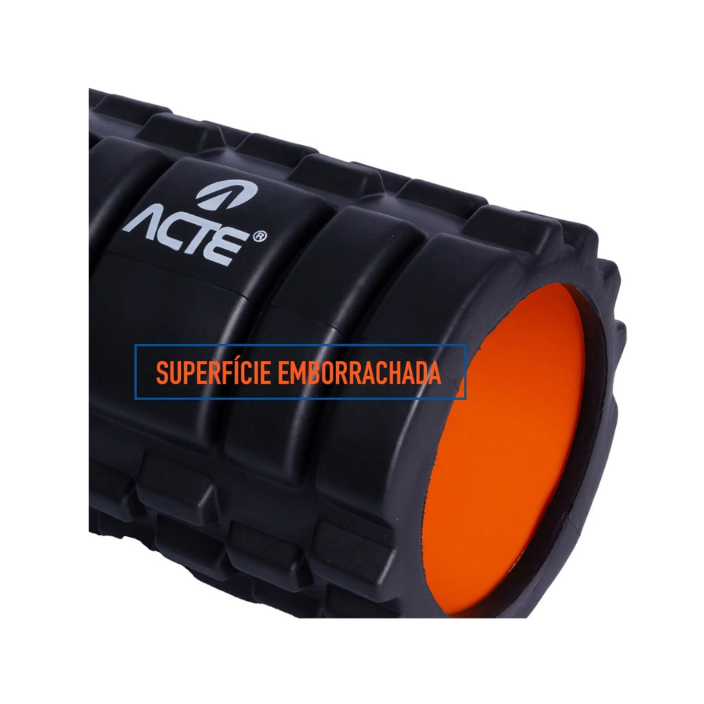 Rolo de Liberação Miofascial Bountys® 33cm – Alívio de Tensões, Mobilidade e Massagem Profunda em Casa | Ideal para Yoga, Pilates e 40+