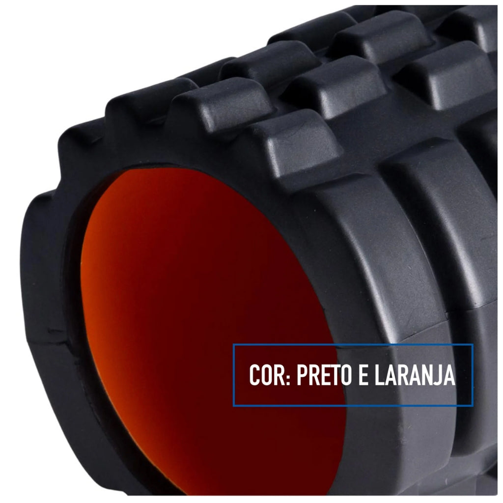 Rolo de Liberação Miofascial Bountys® 33cm – Alívio de Tensões, Mobilidade e Massagem Profunda em Casa | Ideal para Yoga, Pilates e 40+