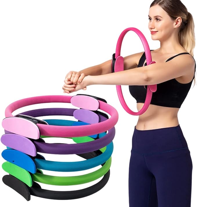 Anel Tonificador Bountys® para Pilates e Yoga – Fortaleça Pernas, Braços e Core com Leveza e Segurança | Ideal para 40+
