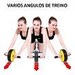 Roda Abdominal Bountys® – Fortaleça o Core e Proteja sua Coluna | Treino Seguro e Eficiente em Casa para 40+