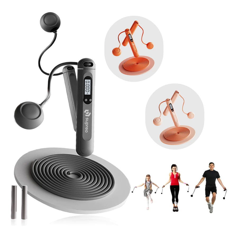 Corda de Pular Sem Fio Bountys® – Queime Calorias Sem Impacto em Casa | Ideal para 40+ + Brindes Exclusivos