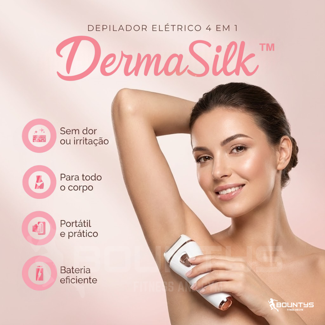 Depilador Elétrico 4 em 1 - DermaSilk™