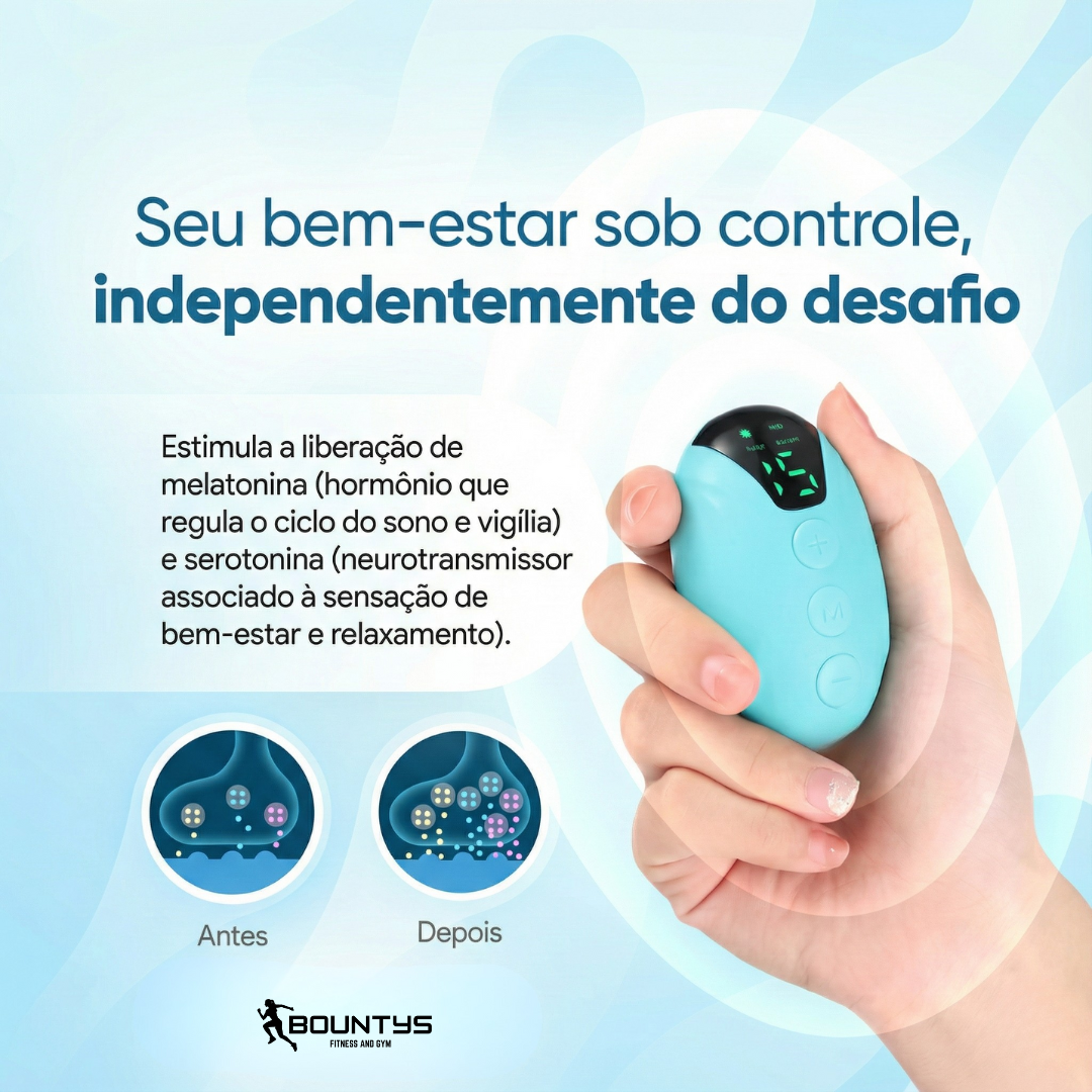 SonoCalmo Bountys®- Aparelho calmante para ansiedade e insônia