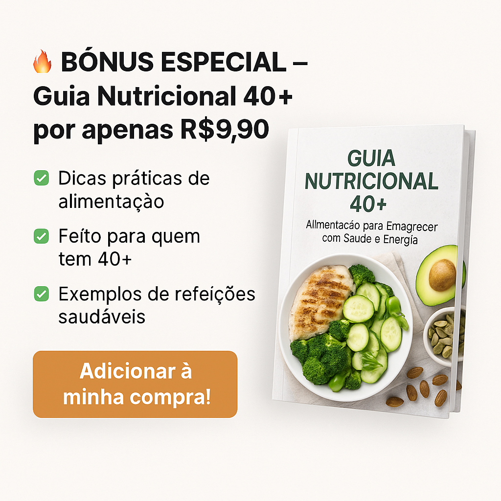 Estrutura do Guia Nutricional 40+