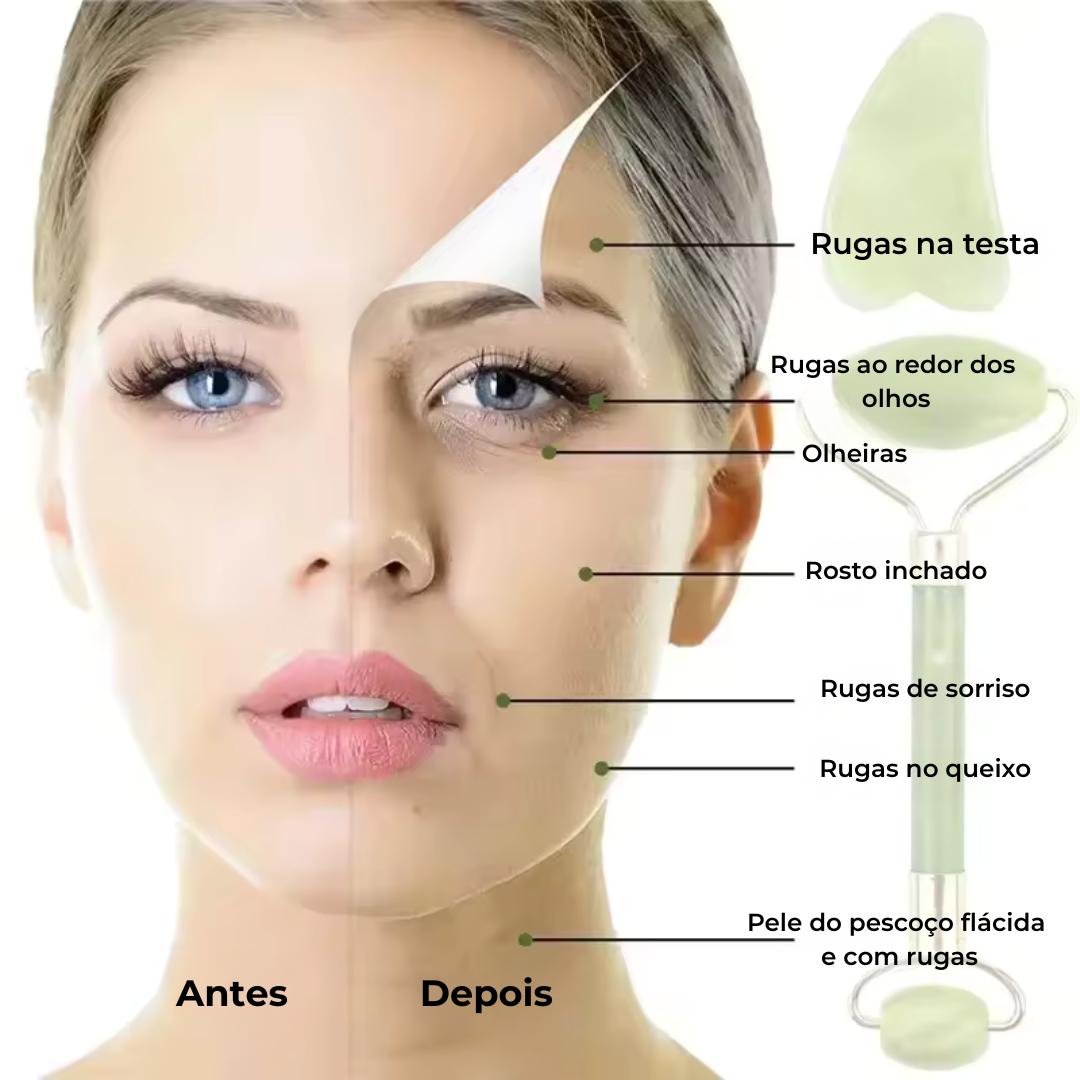 Kit Bountys® Jade Lifting - Ritual Diário de Rejuvenescimento