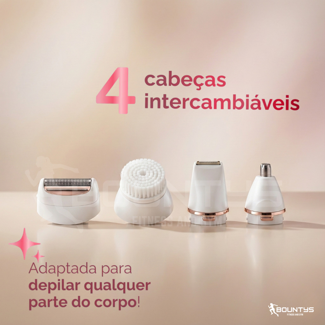 Depilador Elétrico 4 em 1 - DermaSilk™