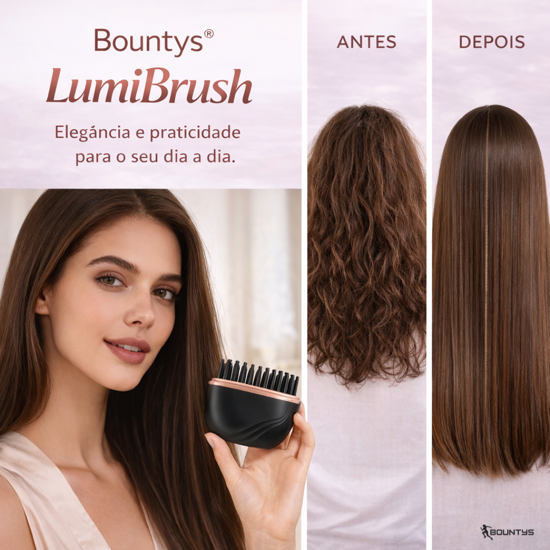 Mini Escova Alisadora Bountys® | ULTIMAS UNIDADES 🔥
