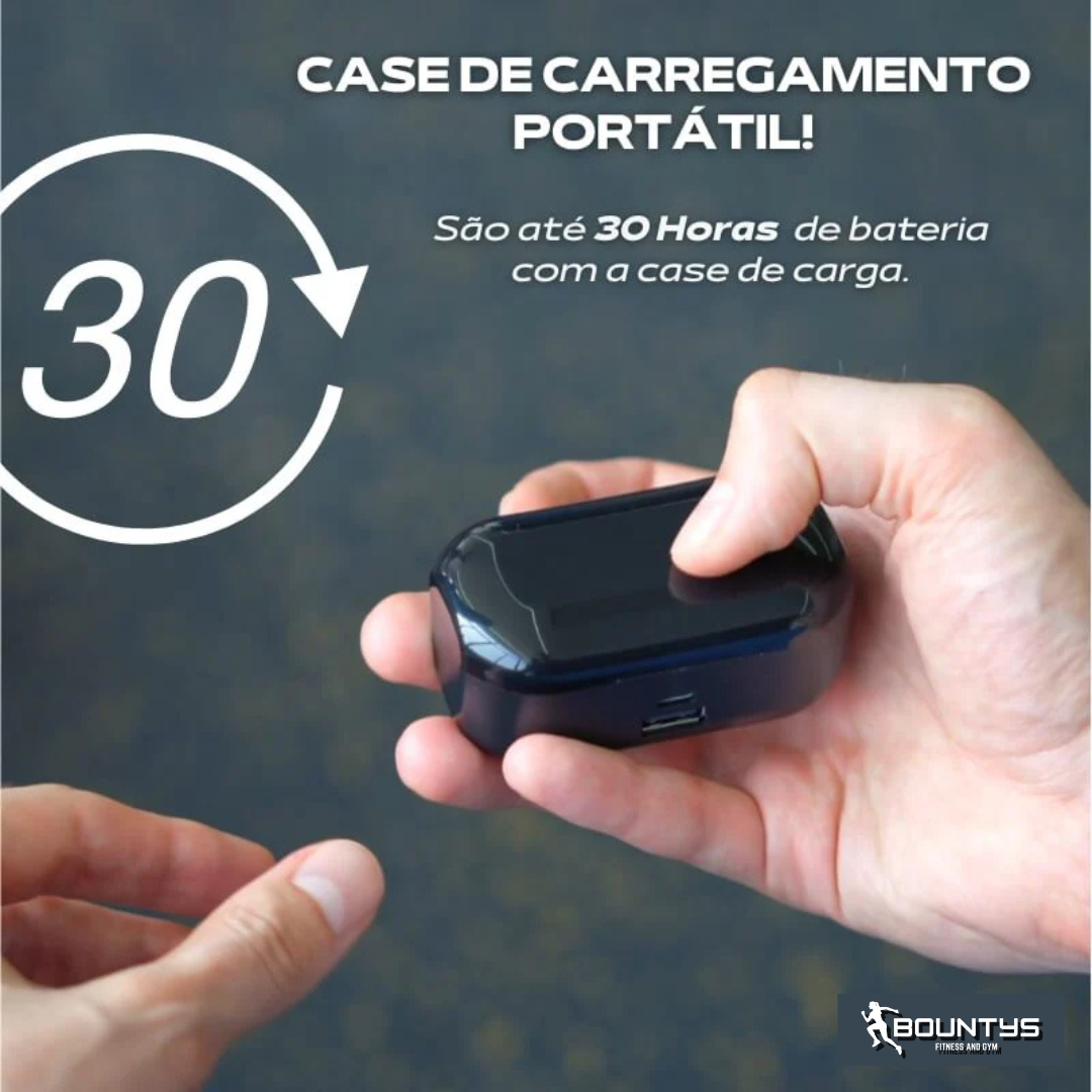 Fone de Ouvido Bluetooth TWS M10 c/ POWER BANK 2000mAh