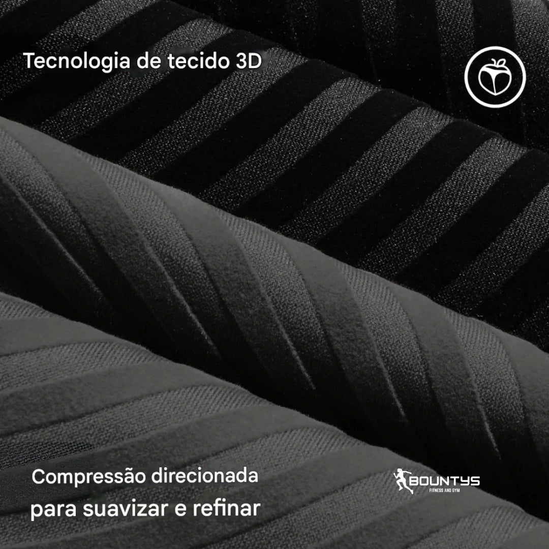 Legging 3D Modeladora Bountys® – Efeito Levanta Bumbum e Cintura Definida | Conforto e Estilo para Mulheres 40+