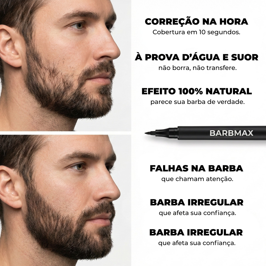 Bountys®  BARBMAX – Caneta de Correção para Falhas na Barba