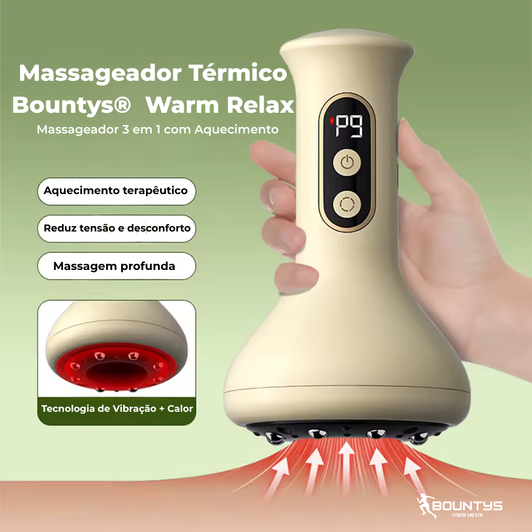 Massageador Térmico Bountys® | ULTIMAS UNIDADES 🔥 PRÉ BLACK FRIDAY