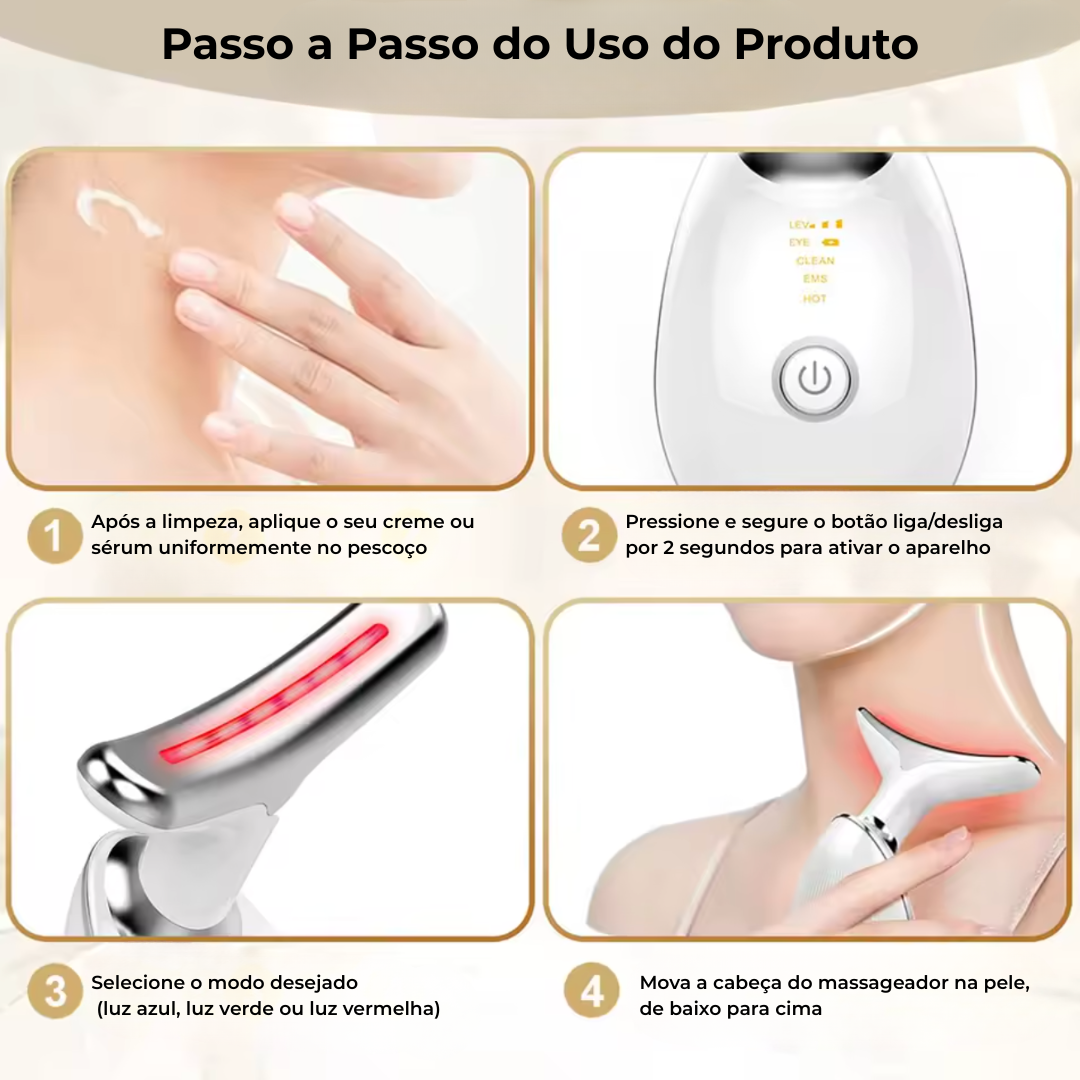 Massageador Facial Antirrugas Bountys® | ULTIMAS UNIDADES 🔥