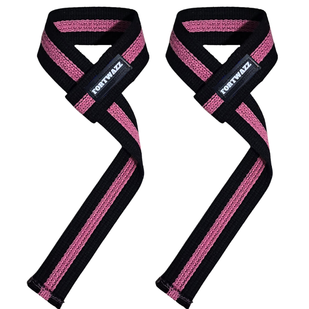 Par de Straps Profissional Bountys® – Algodão 100% Reforçado para Pegada Segura e Alta Resistência na Musculação