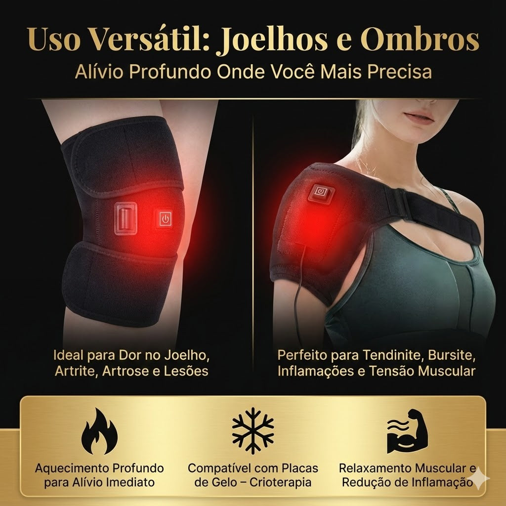 Bountys® Joelheira Elétrica Terapia Duo ULTIMAS UNIDADES 🔥